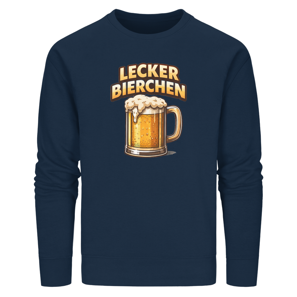 Lecker Bierchen - Organic Basic Unisex Sweatshirt – Bild 24