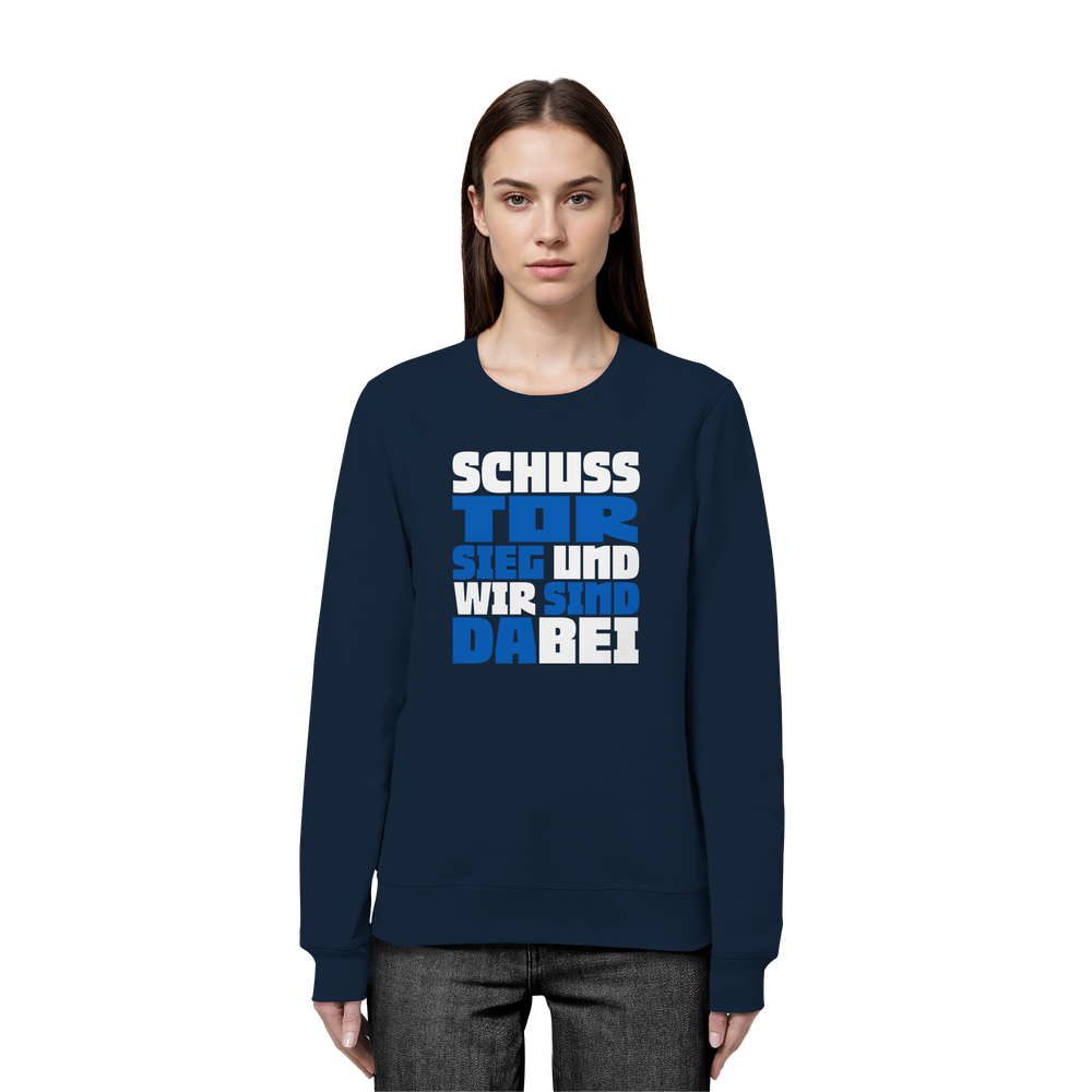 Schuss Tor Sieg - Organic Basic Unisex Sweatshirt – Bild 23
