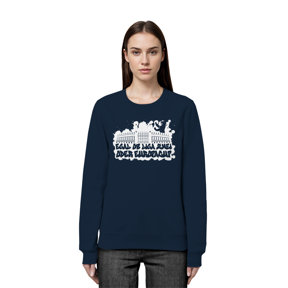 Egal ob Liga Zwei - Organic Basic Unisex Sweatshirt – Bild 23