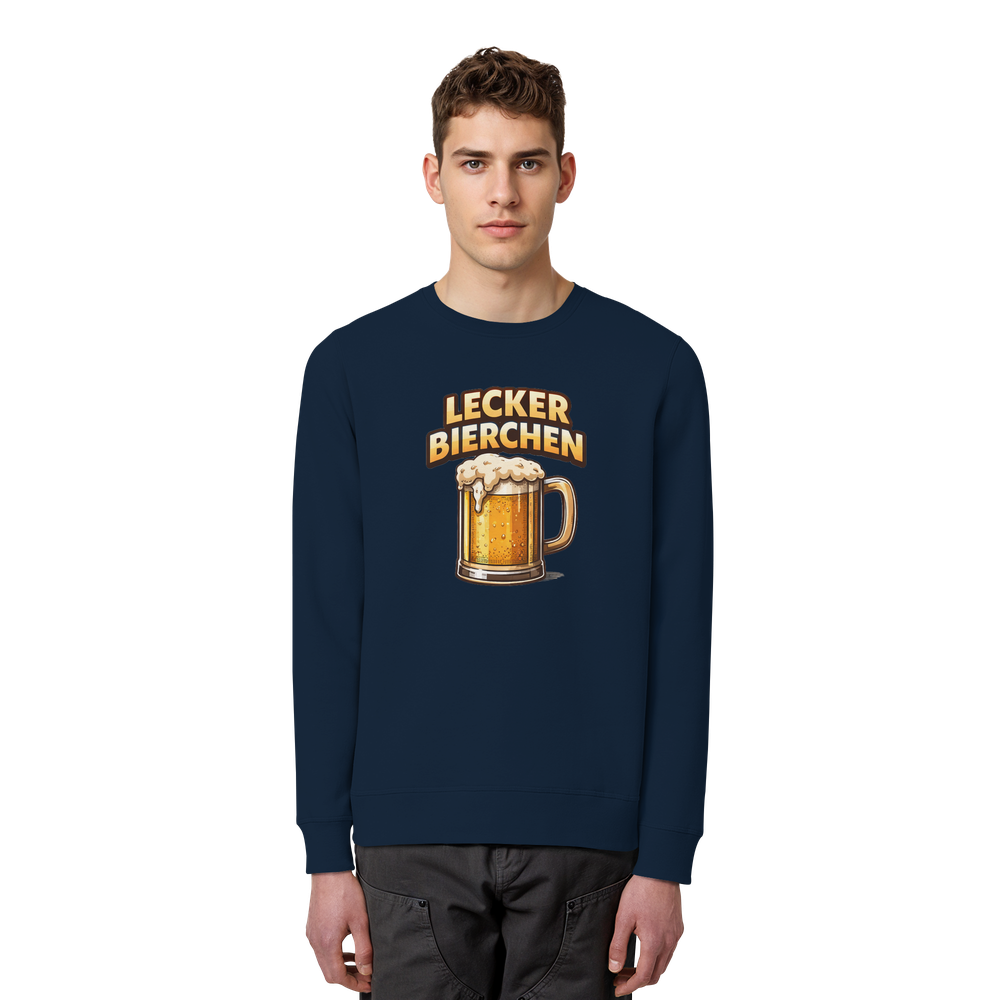 Lecker Bierchen - Organic Basic Unisex Sweatshirt – Bild 22