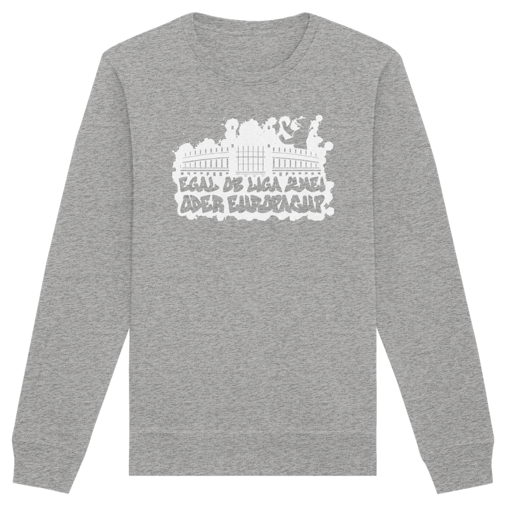 Egal ob Liga Zwei - Organic Basic Unisex Sweatshirt – Bild 25
