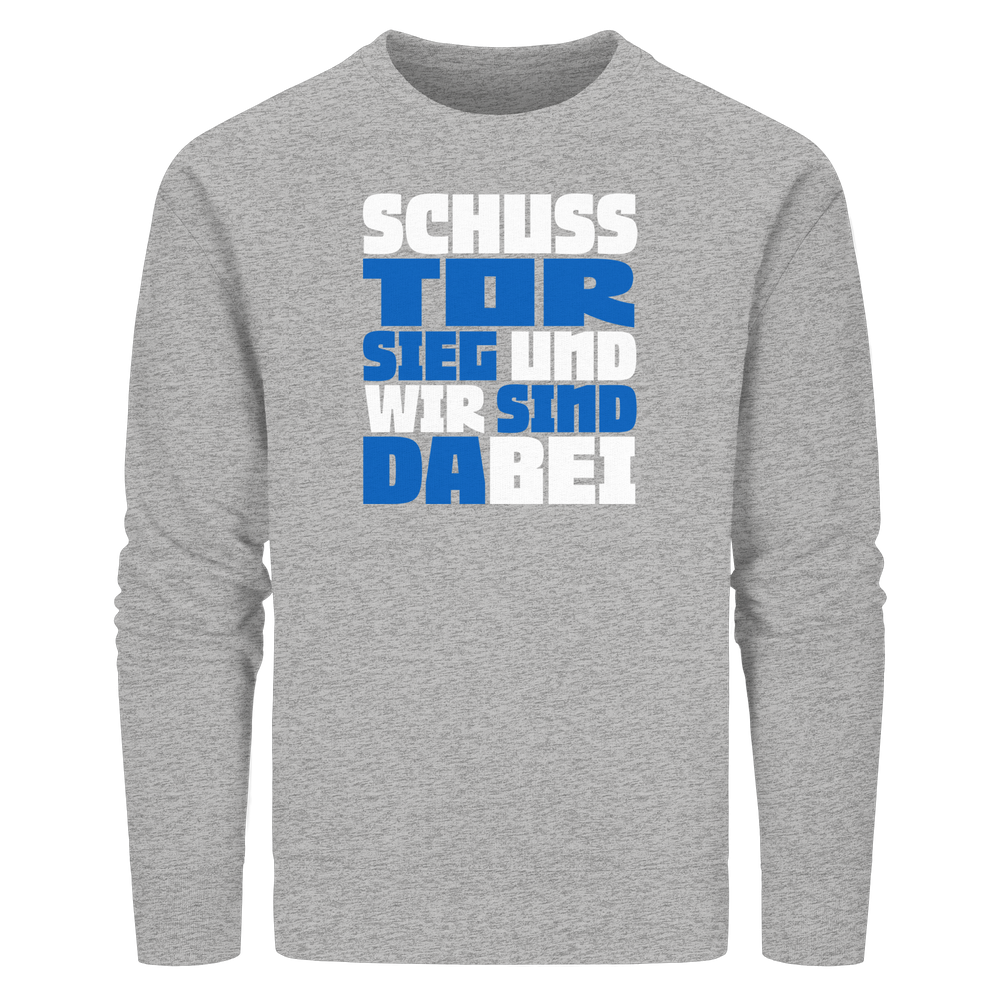 Schuss Tor Sieg - Organic Basic Unisex Sweatshirt – Bild 27