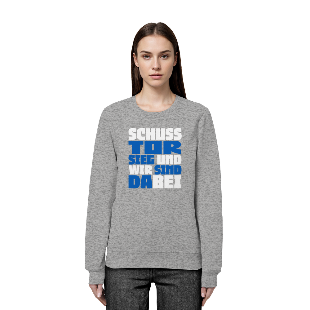 Schuss Tor Sieg - Organic Basic Unisex Sweatshirt – Bild 26