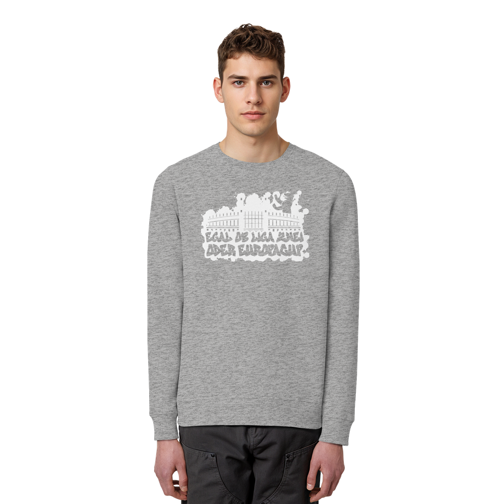 Egal ob Liga Zwei - Organic Basic Unisex Sweatshirt – Bild 28