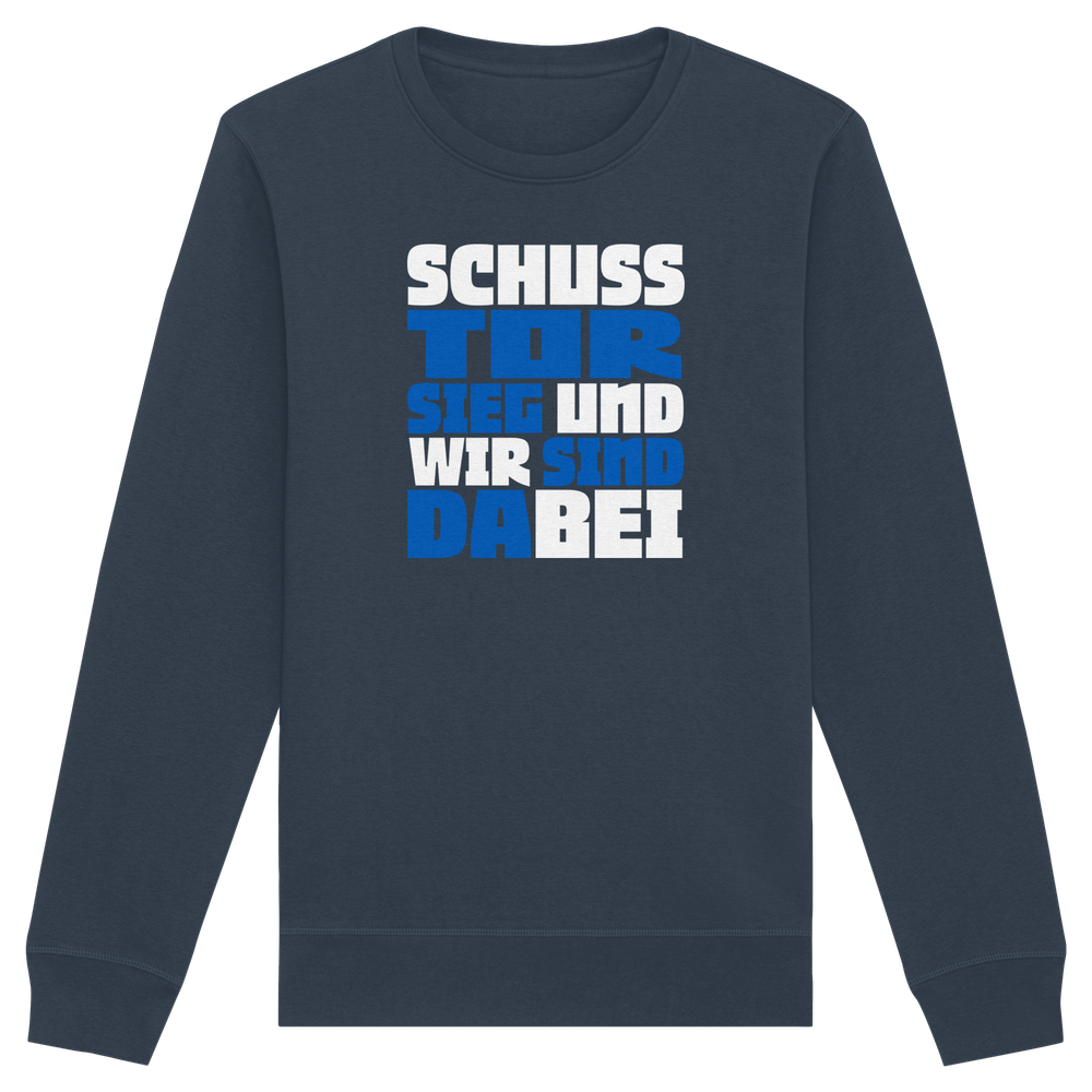 Schuss Tor Sieg - Organic Basic Unisex Sweatshirt – Bild 32