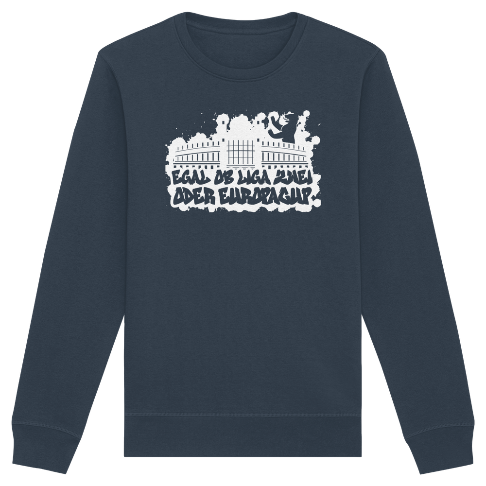 Egal ob Liga Zwei - Organic Basic Unisex Sweatshirt – Bild 32