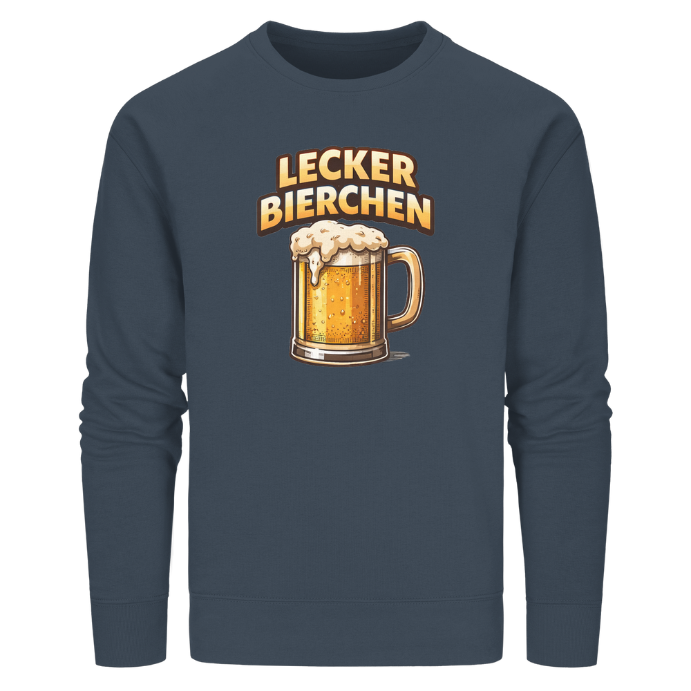 Lecker Bierchen - Organic Basic Unisex Sweatshirt – Bild 31