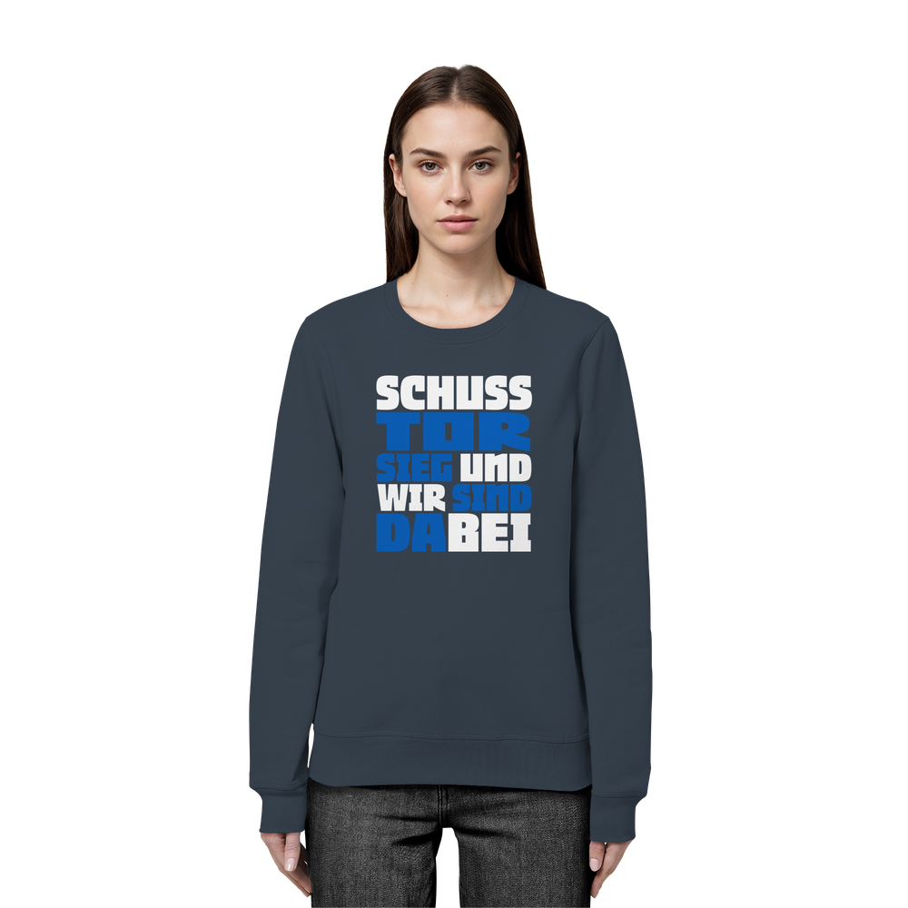 Schuss Tor Sieg - Organic Basic Unisex Sweatshirt – Bild 31