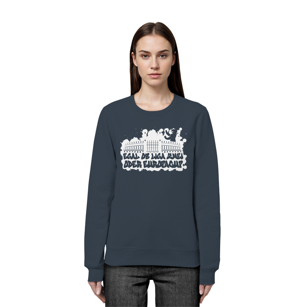 Egal ob Liga Zwei - Organic Basic Unisex Sweatshirt – Bild 31