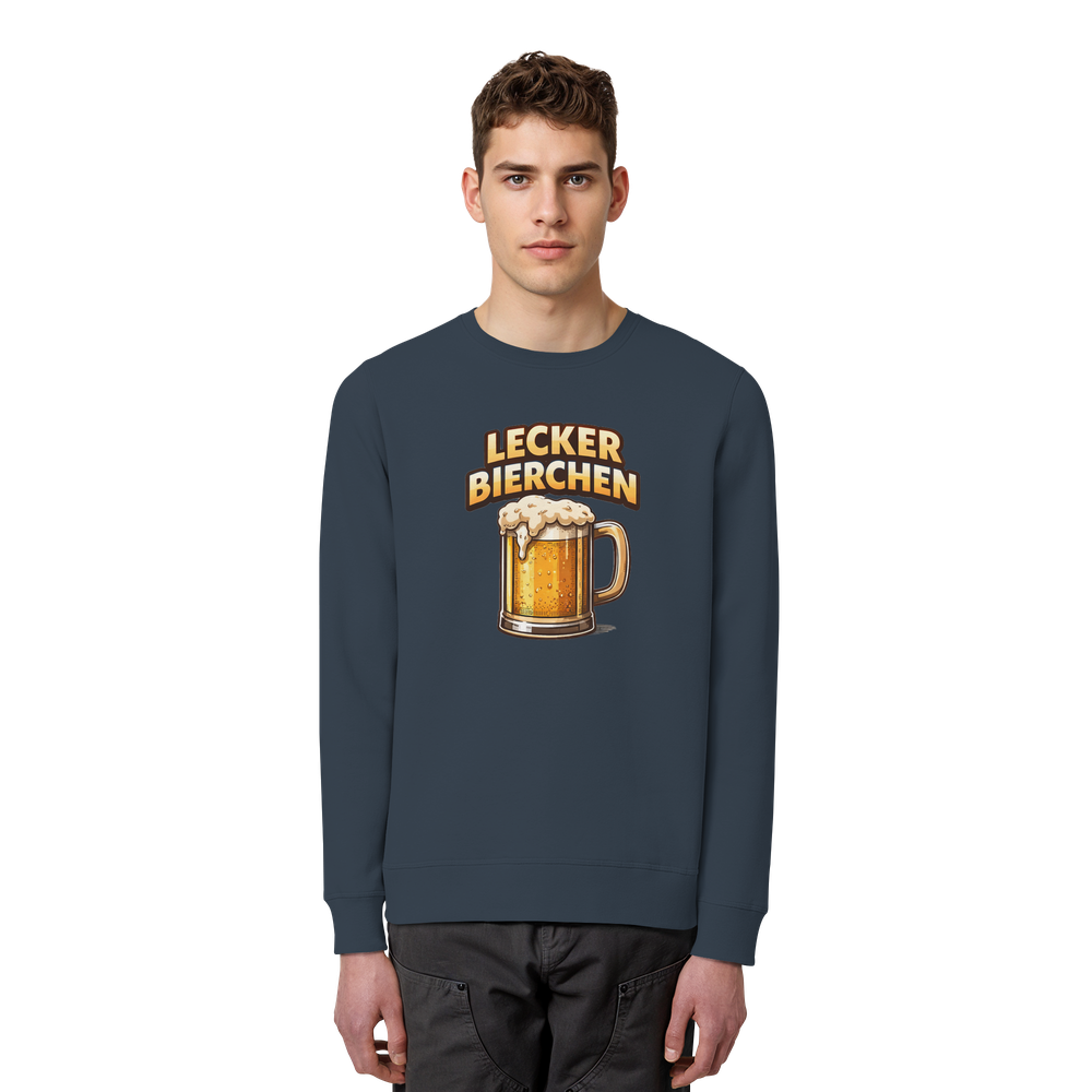 Lecker Bierchen - Organic Basic Unisex Sweatshirt – Bild 29
