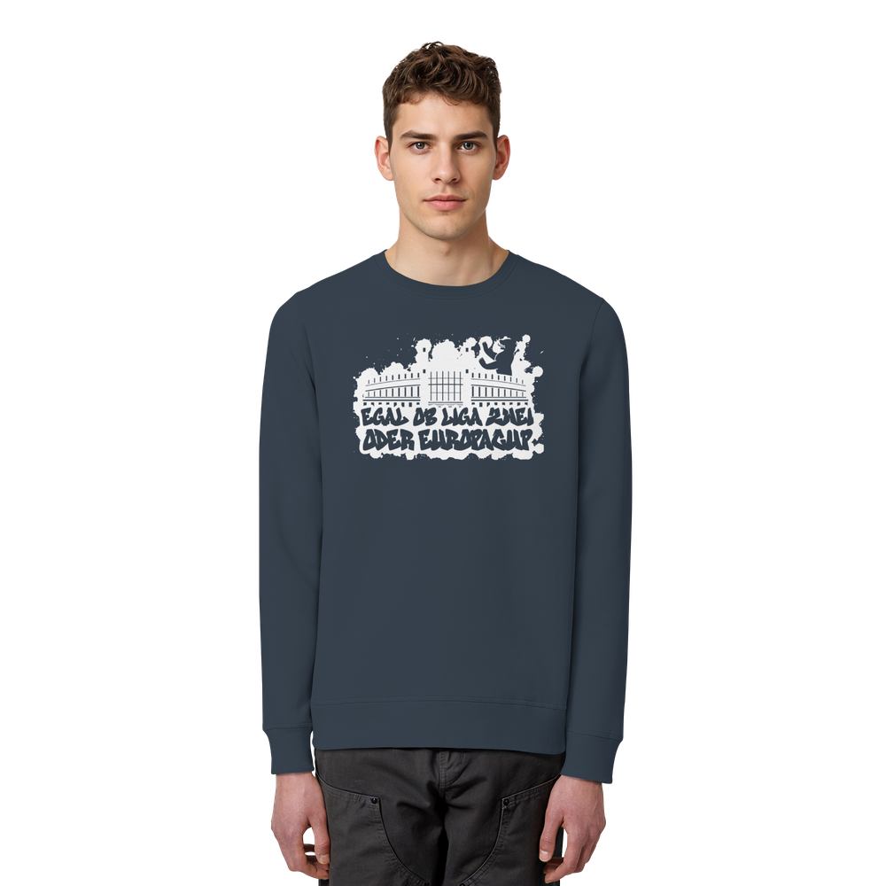 Egal ob Liga Zwei - Organic Basic Unisex Sweatshirt – Bild 30