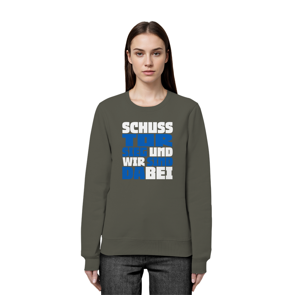 Schuss Tor Sieg - Organic Basic Unisex Sweatshirt – Bild 33