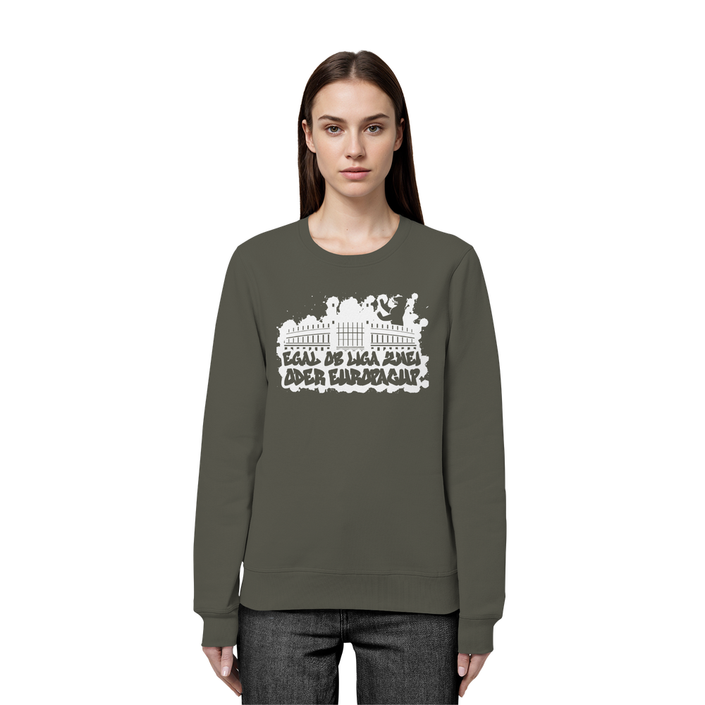 Egal ob Liga Zwei - Organic Basic Unisex Sweatshirt – Bild 33