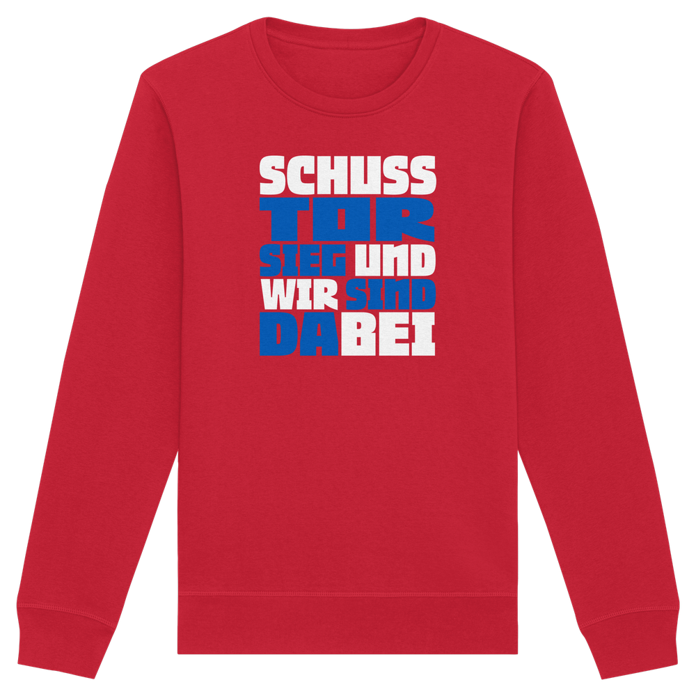 Schuss Tor Sieg - Organic Basic Unisex Sweatshirt – Bild 37