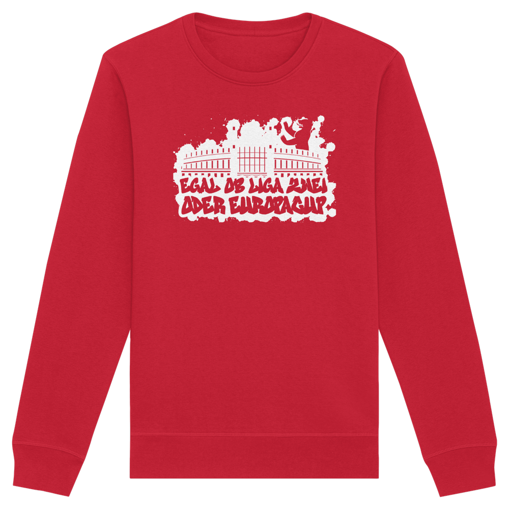Egal ob Liga Zwei - Organic Basic Unisex Sweatshirt – Bild 37