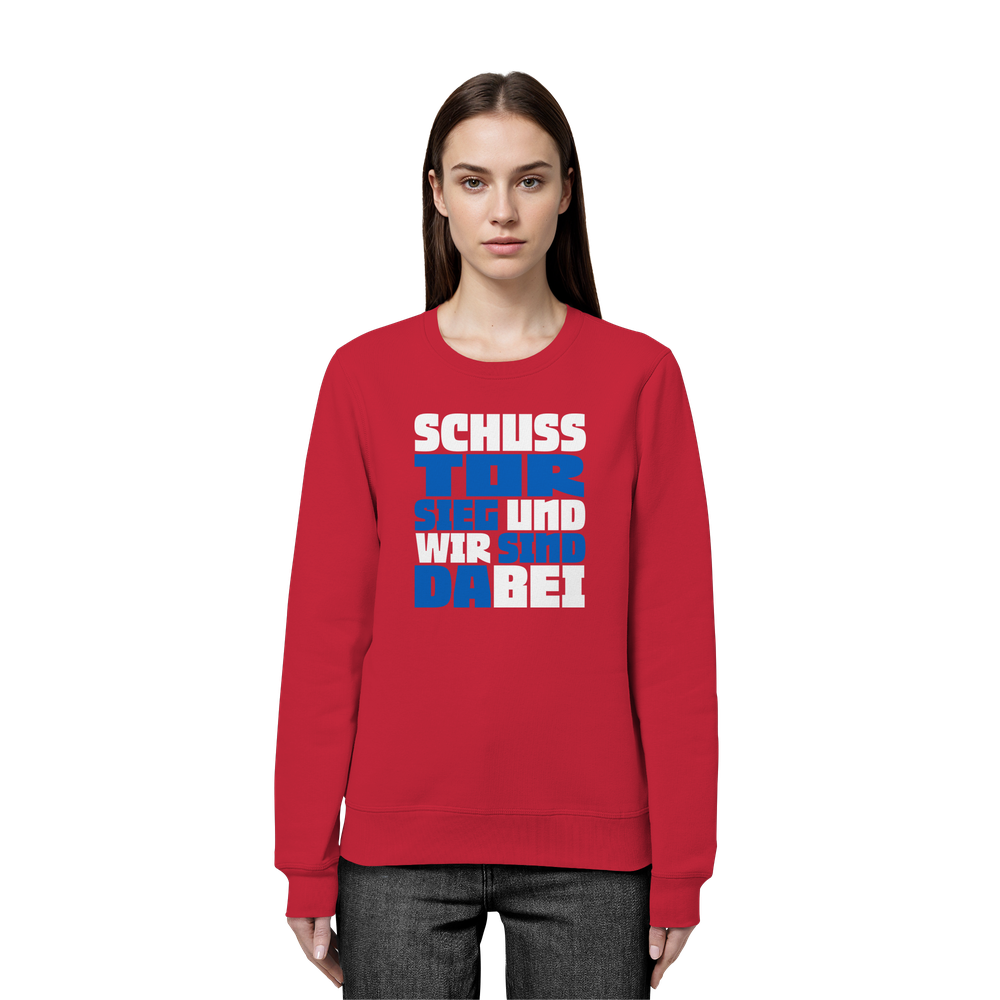 Schuss Tor Sieg - Organic Basic Unisex Sweatshirt – Bild 38