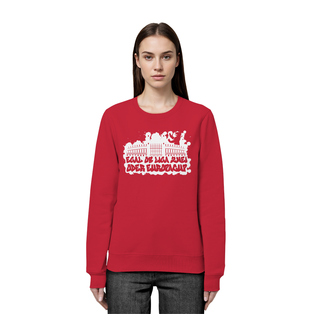 Egal ob Liga Zwei - Organic Basic Unisex Sweatshirt – Bild 38