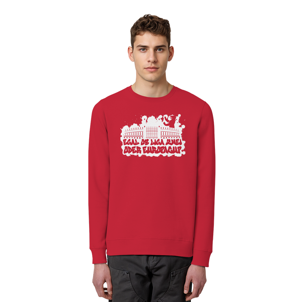 Egal ob Liga Zwei - Organic Basic Unisex Sweatshirt – Bild 39