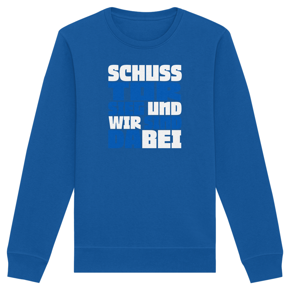 Schuss Tor Sieg - Organic Basic Unisex Sweatshirt – Bild 43