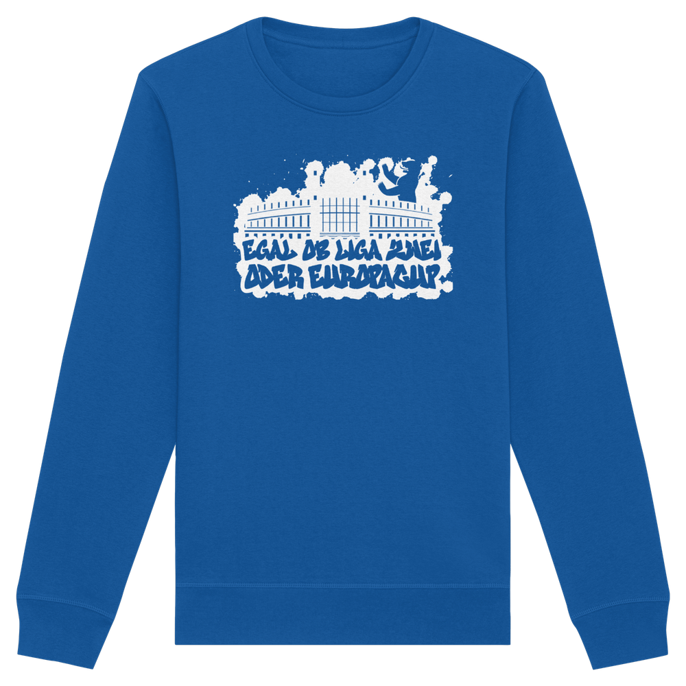 Egal ob Liga Zwei - Organic Basic Unisex Sweatshirt – Bild 43