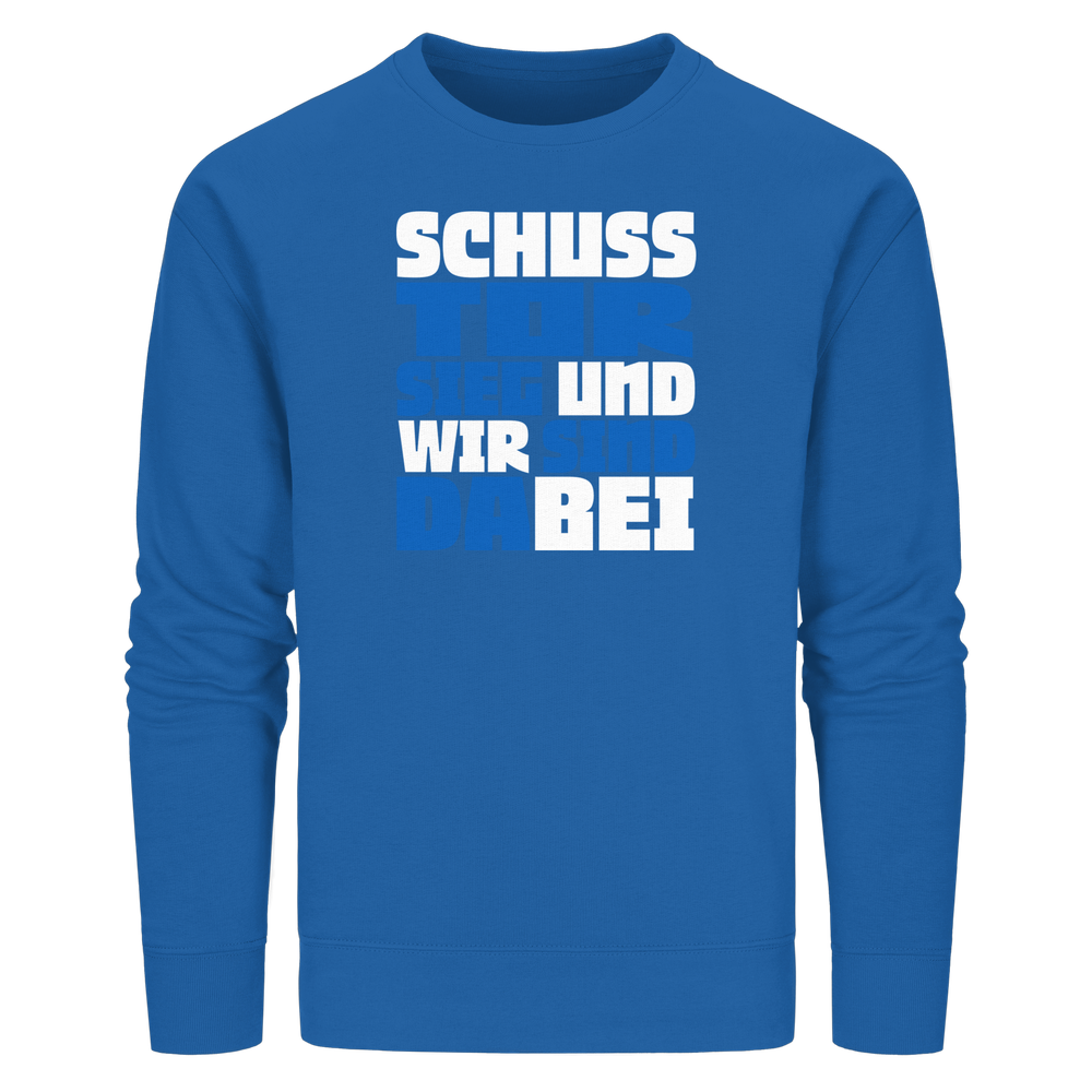 Schuss Tor Sieg - Organic Basic Unisex Sweatshirt – Bild 41