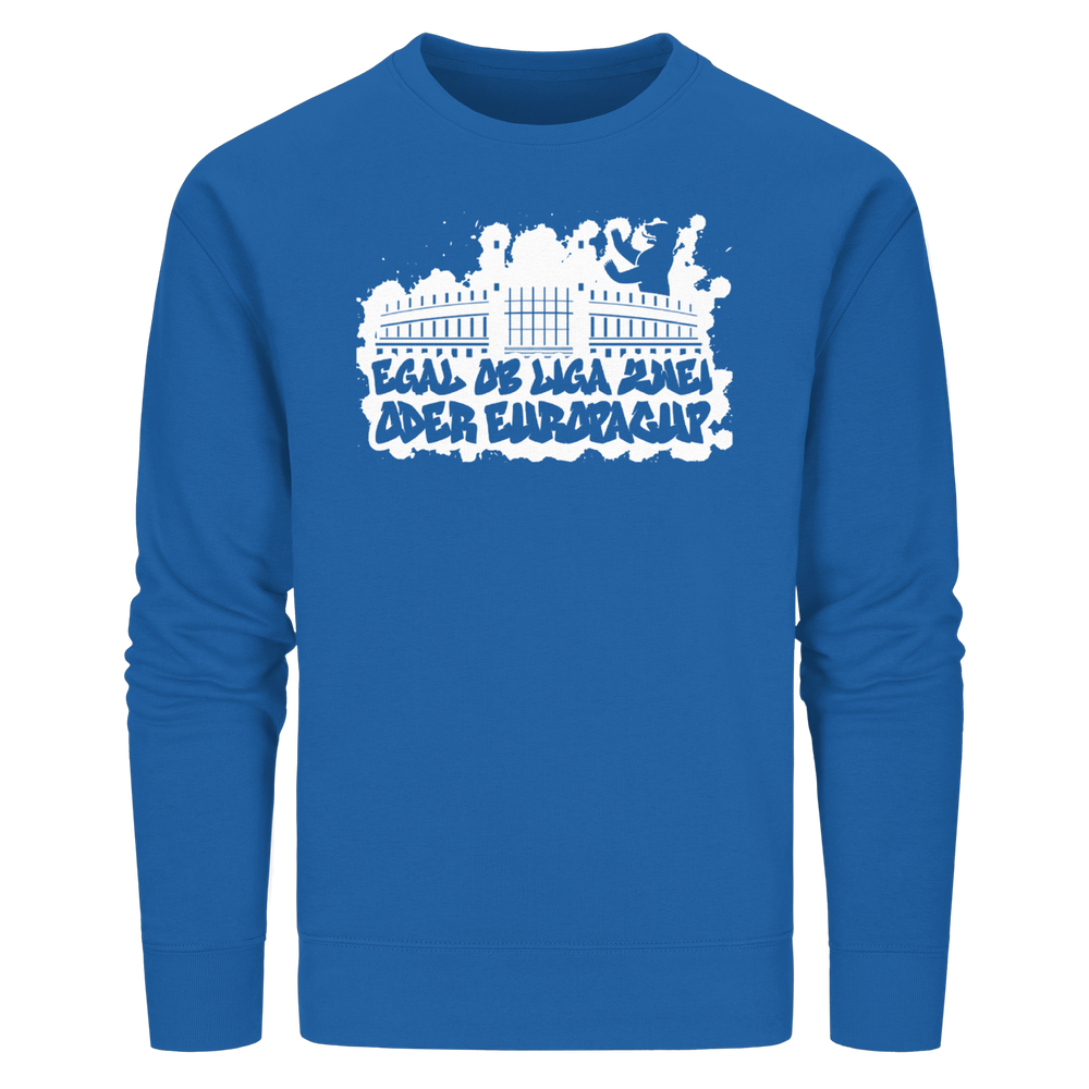 Egal ob Liga Zwei - Organic Basic Unisex Sweatshirt – Bild 41