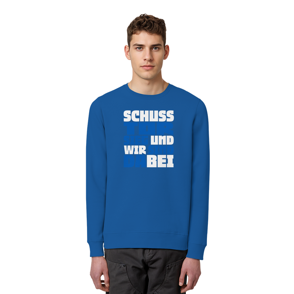 Schuss Tor Sieg - Organic Basic Unisex Sweatshirt – Bild 44