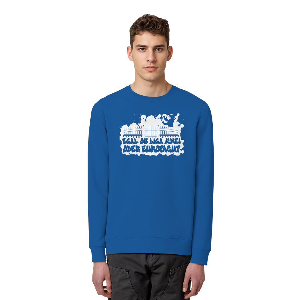 Egal ob Liga Zwei - Organic Basic Unisex Sweatshirt – Bild 44