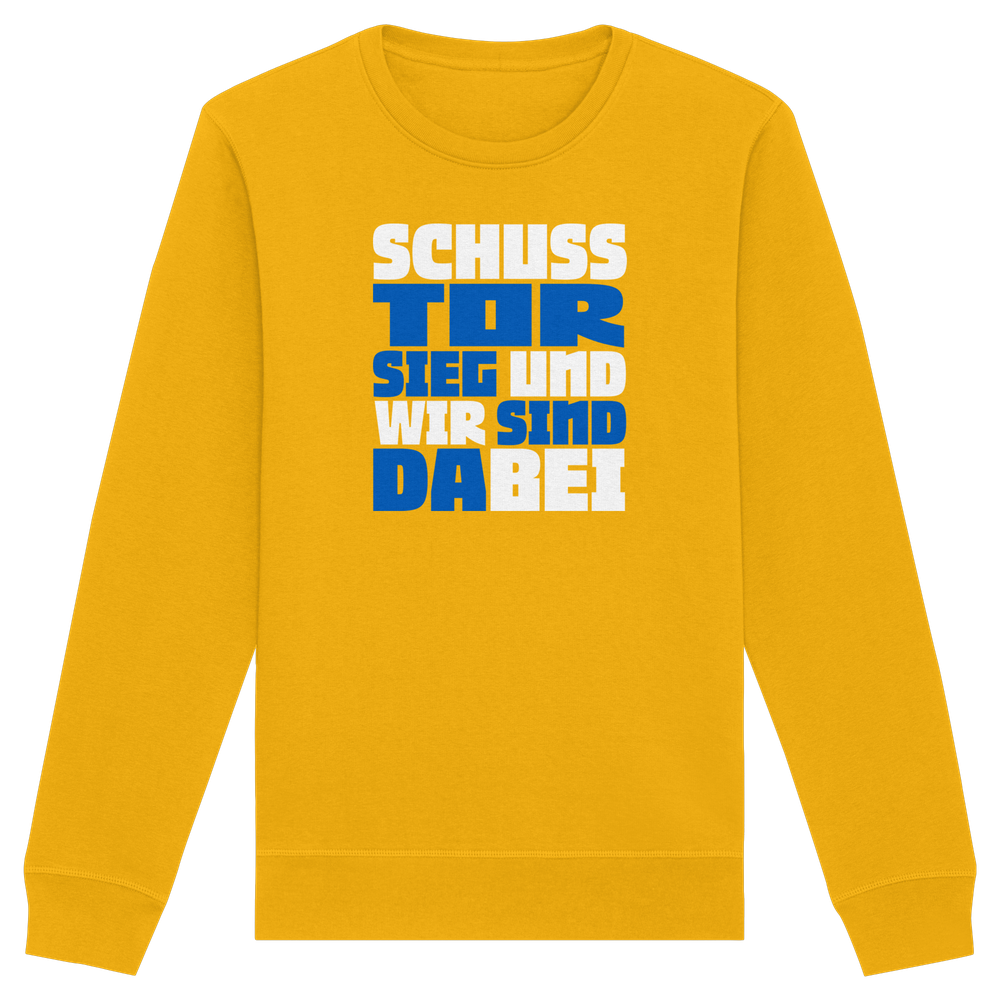 Schuss Tor Sieg - Organic Basic Unisex Sweatshirt – Bild 47