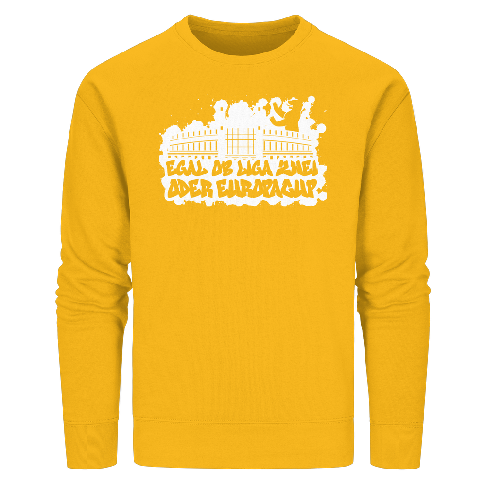 Egal ob Liga Zwei - Organic Basic Unisex Sweatshirt – Bild 46