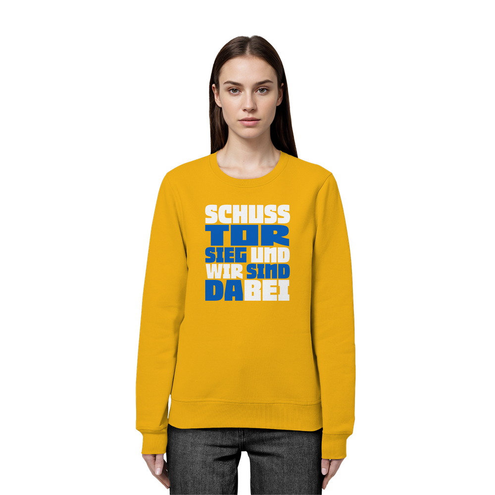 Schuss Tor Sieg - Organic Basic Unisex Sweatshirt – Bild 45