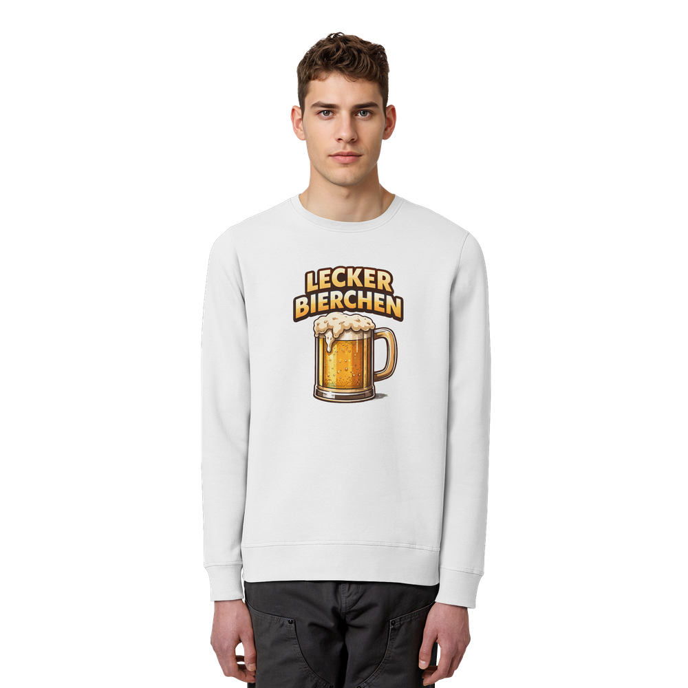 Lecker Bierchen - Organic Basic Unisex Sweatshirt – Bild 50