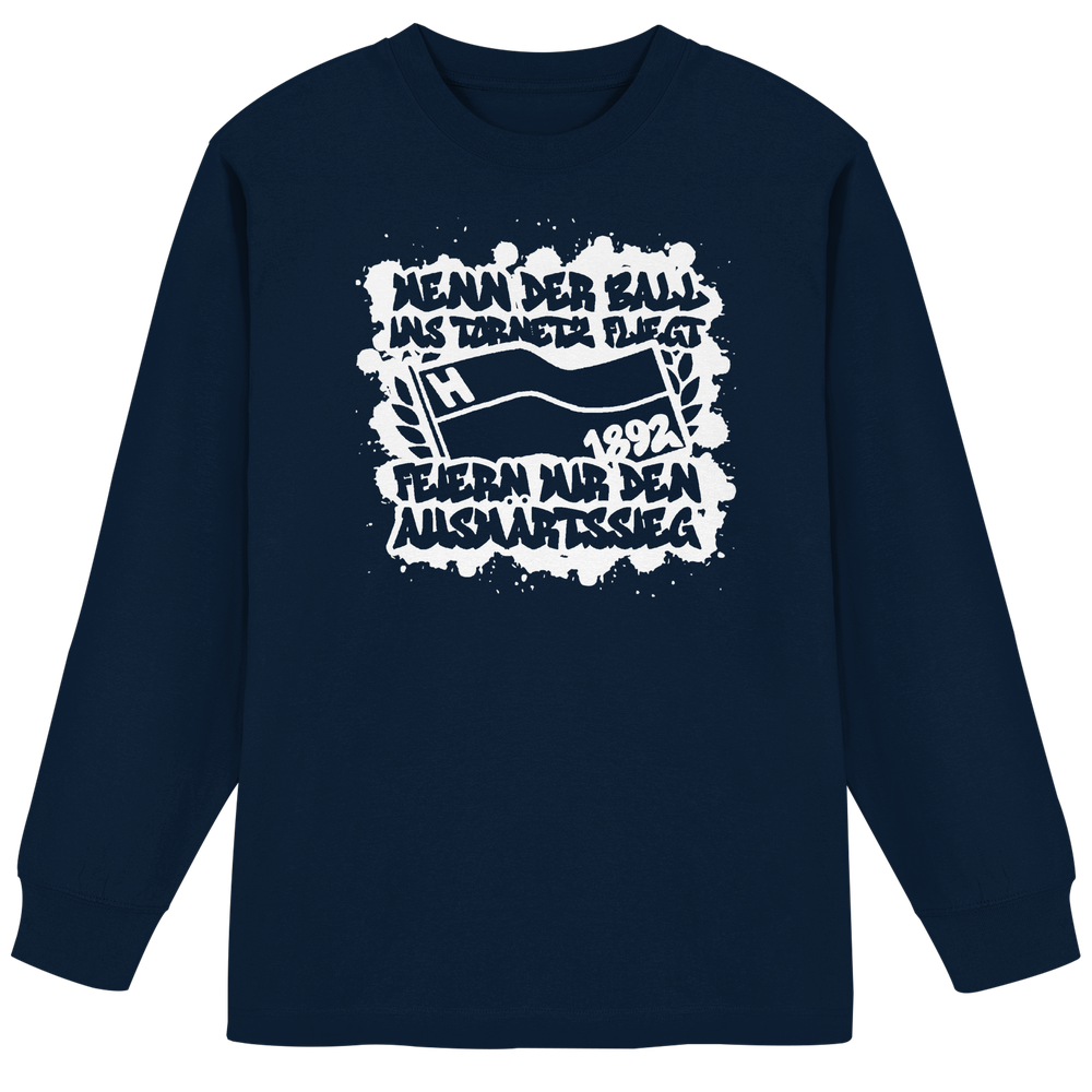 Auswärtssieg - Organic Heavy Oversized Longsleeve T-Shirt – Bild 2