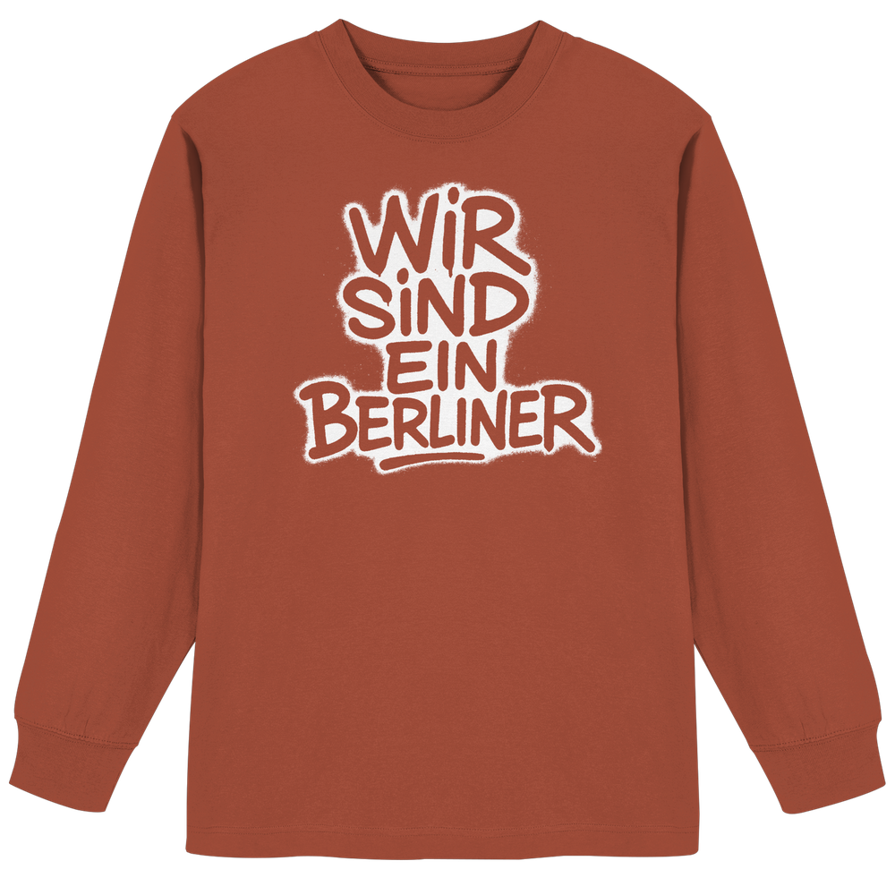 Wir sind ein Berliner - Organic Heavy Oversized Longsleeve T-Shirt – Bild 7