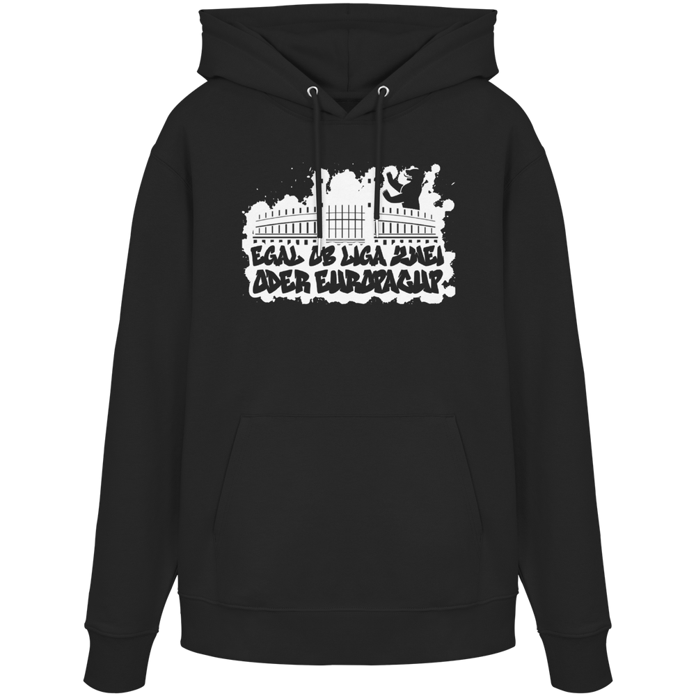 Egal ob Liga Zwei - Organic Hoodie