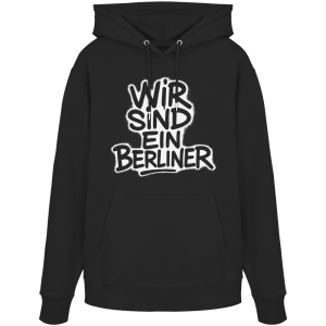 Wir sind ein Berliner - Organic Hoodie