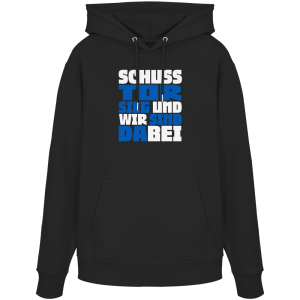 Schuss Tor Sieg - Organic Hoodie