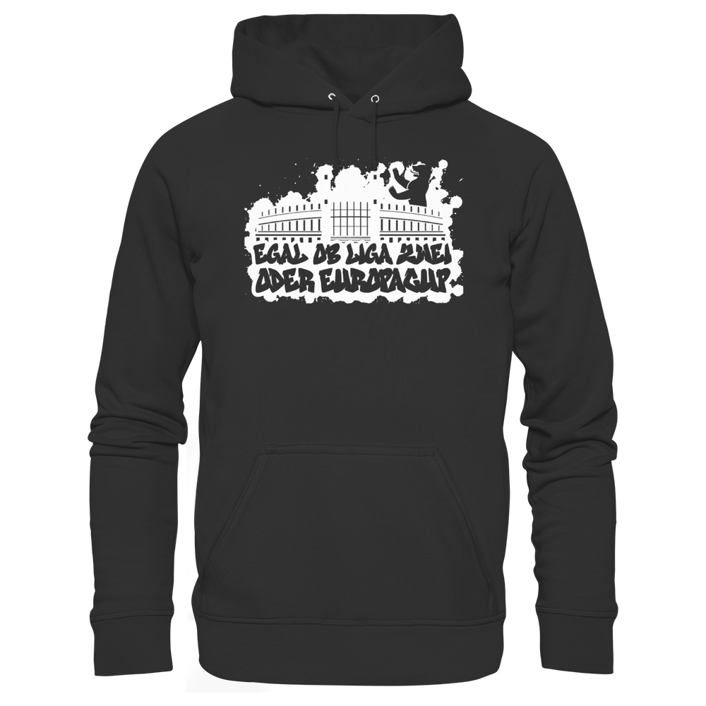 Egal ob Liga Zwei - Organic Hoodie – Bild 4