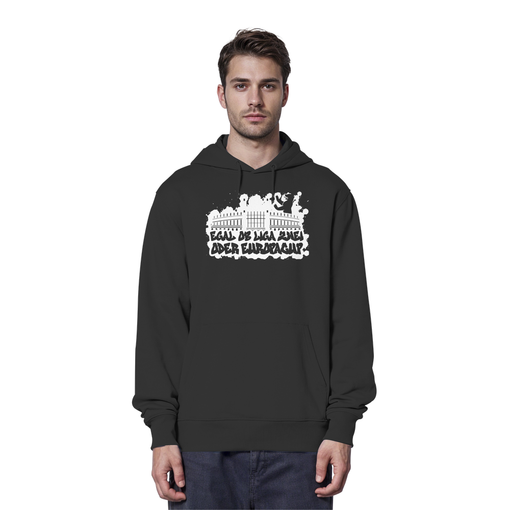 Egal ob Liga Zwei - Organic Hoodie – Bild 3