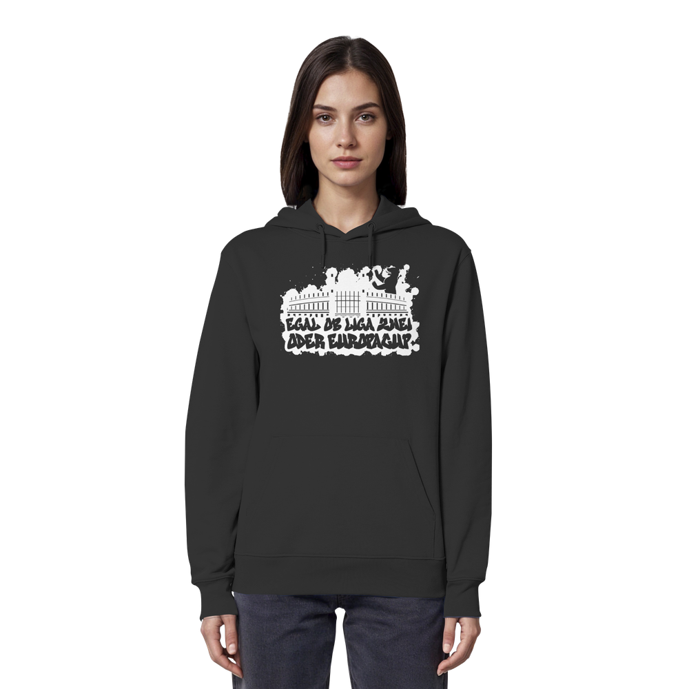 Egal ob Liga Zwei - Organic Hoodie – Bild 2