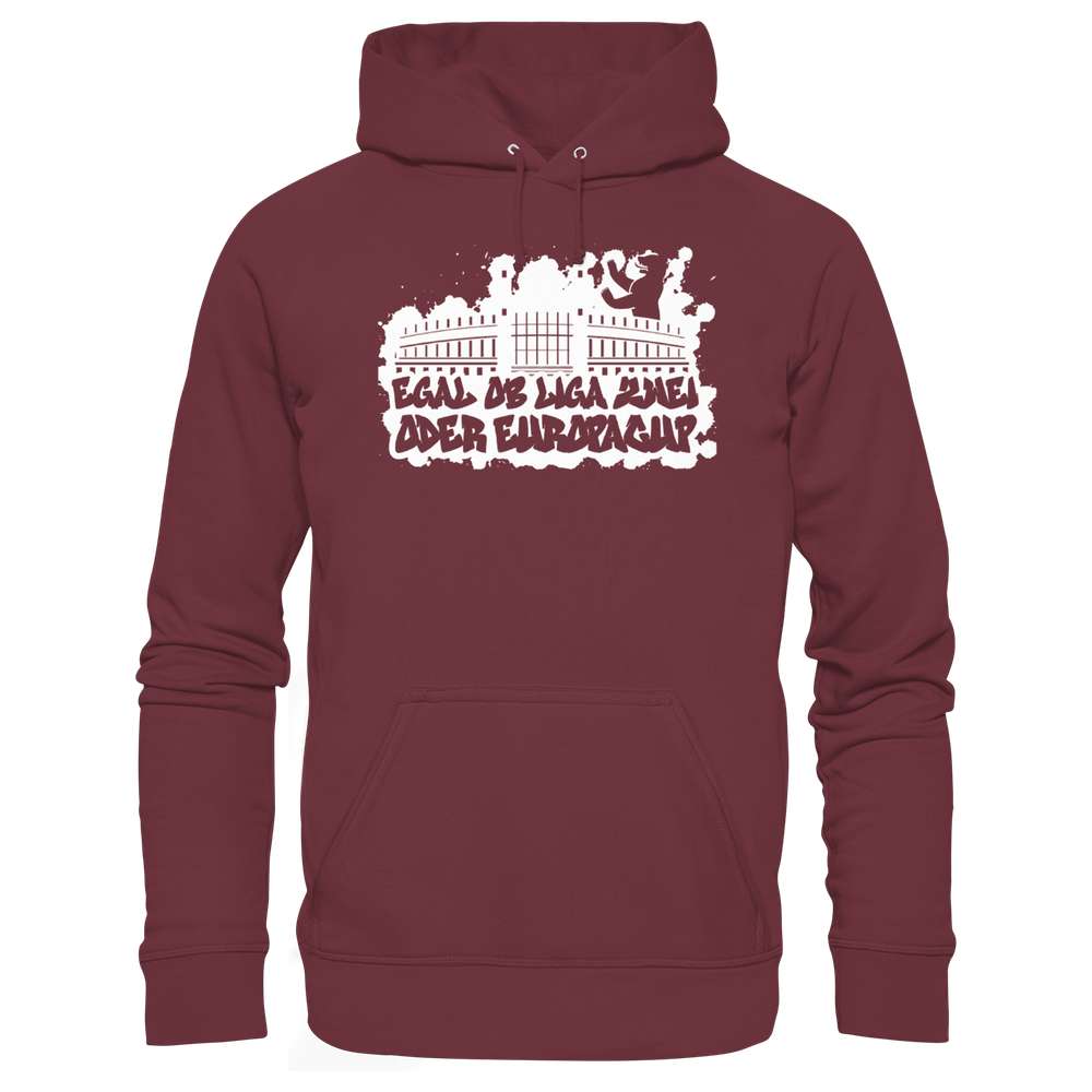 Egal ob Liga Zwei - Organic Hoodie – Bild 6