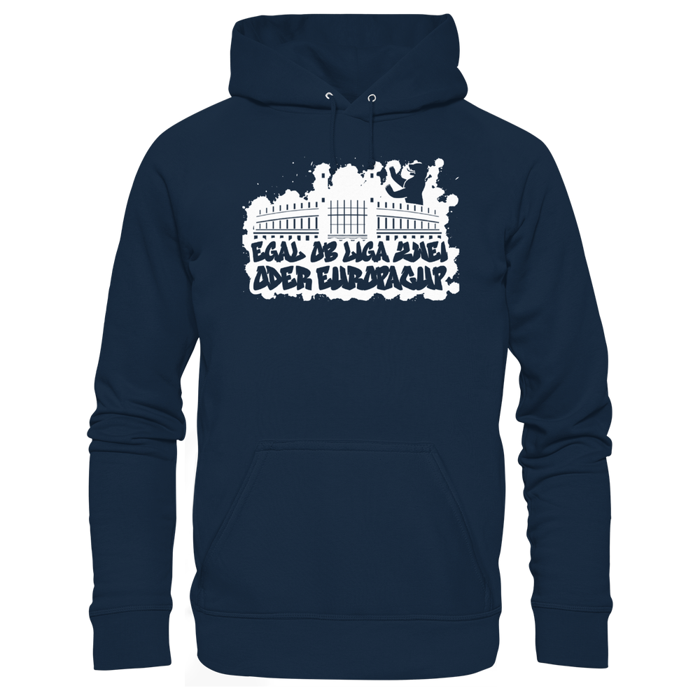 Egal ob Liga Zwei - Organic Hoodie – Bild 15