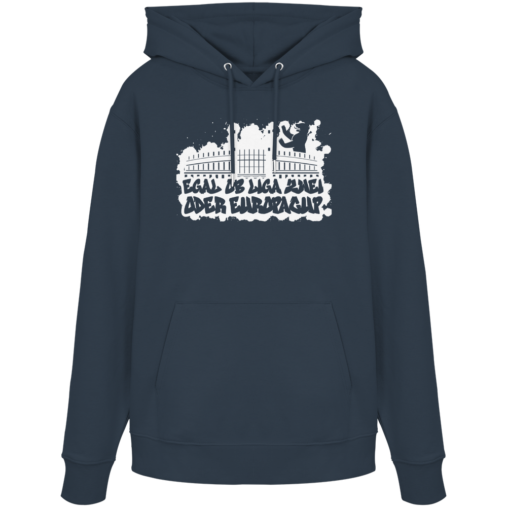 Egal ob Liga Zwei - Organic Hoodie – Bild 24