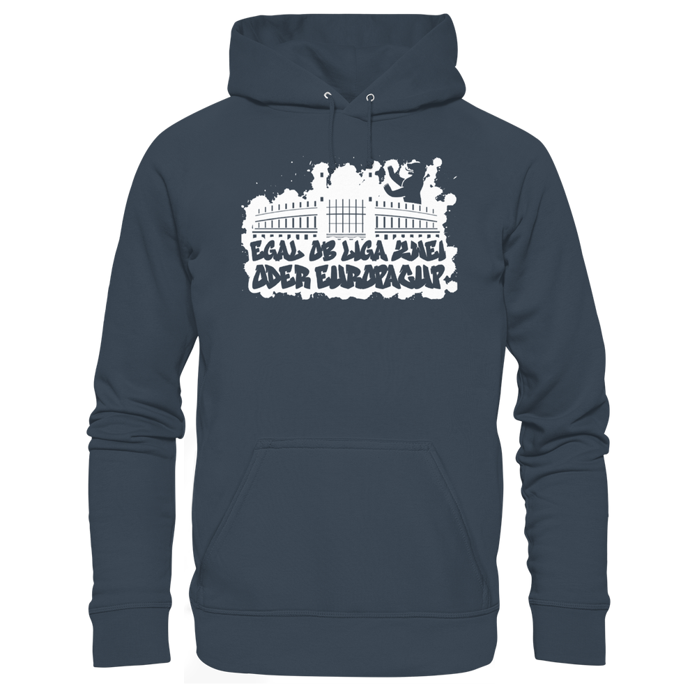 Egal ob Liga Zwei - Organic Hoodie – Bild 23