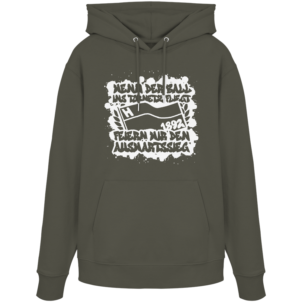 Auswärtssieg - Organic Hoodie – Bild 7