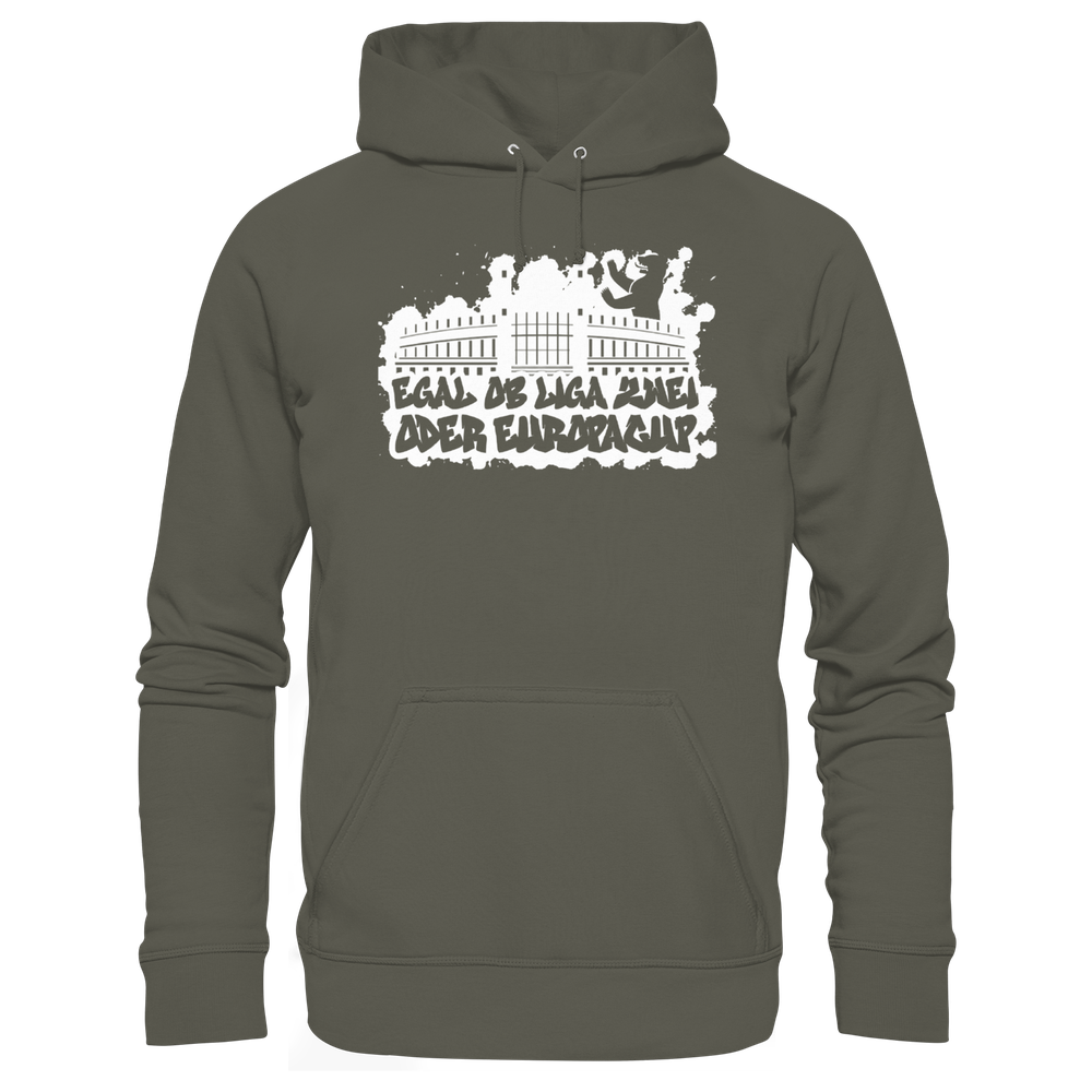 Egal ob Liga Zwei - Organic Hoodie – Bild 27