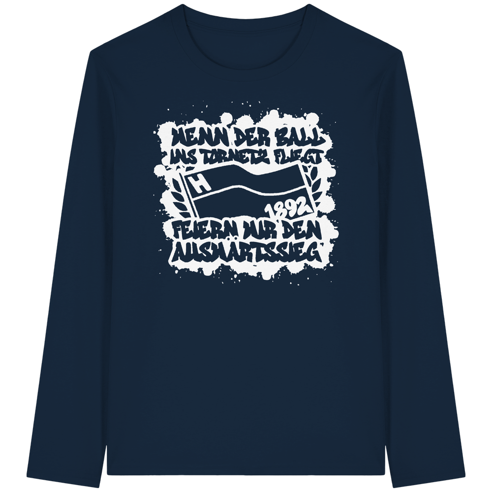 Auswärtssieg - Organic Longsleeve T-Shirt – Bild 2