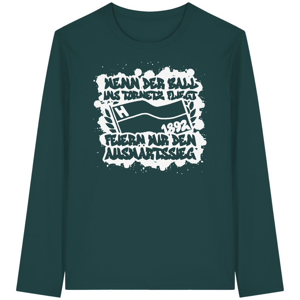 Auswärtssieg - Organic Longsleeve T-Shirt – Bild 3
