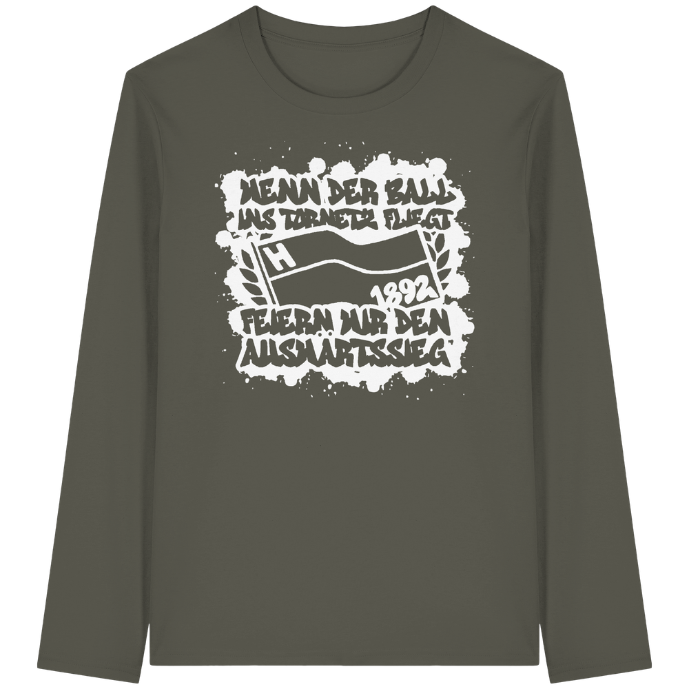 Auswärtssieg - Organic Longsleeve T-Shirt – Bild 5