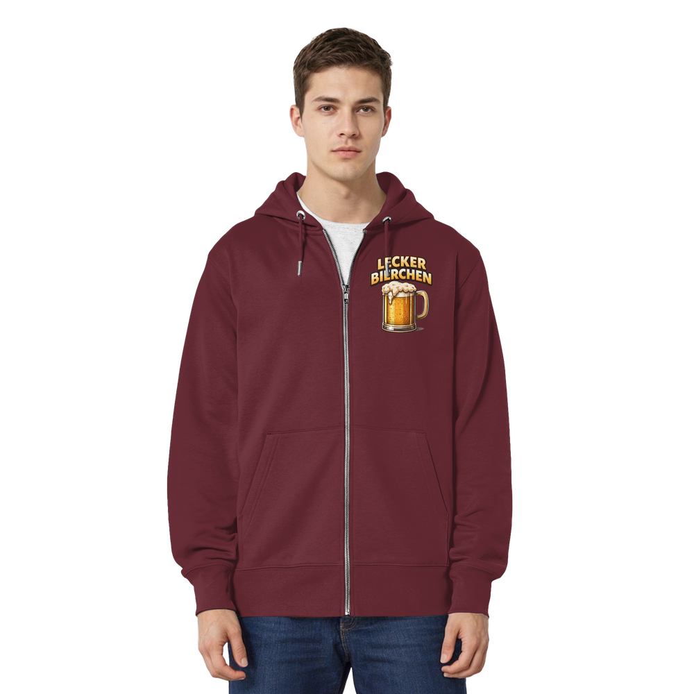 Lecker Bierchen - Organic Relaxed Zipper – Bild 5